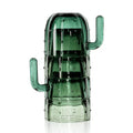 The Stack-A-Cactus Glasses - Green - Set of 4 by Bazar Bizar Living